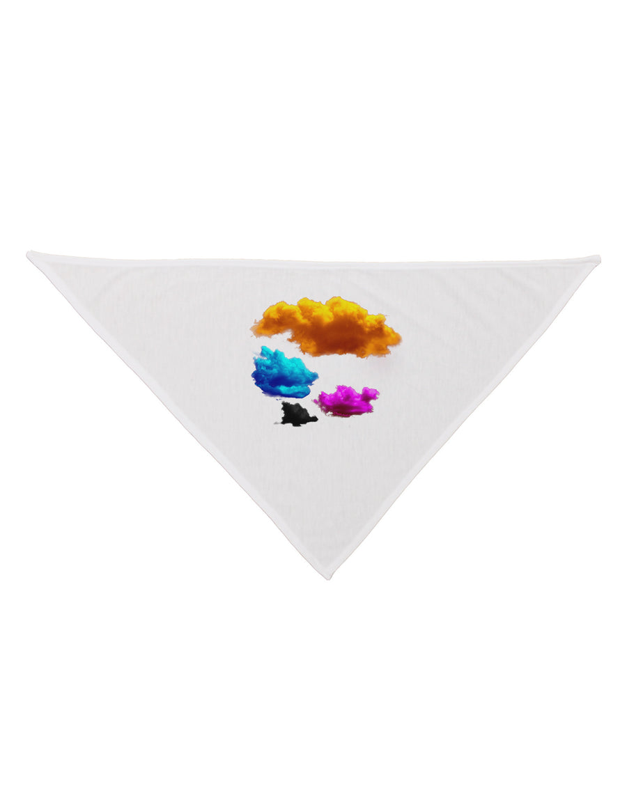 CMYK Clouds Dog Bandana 26-Dog Bandana-TooLoud-White-One-Size-Fits-Most-Davson Sales