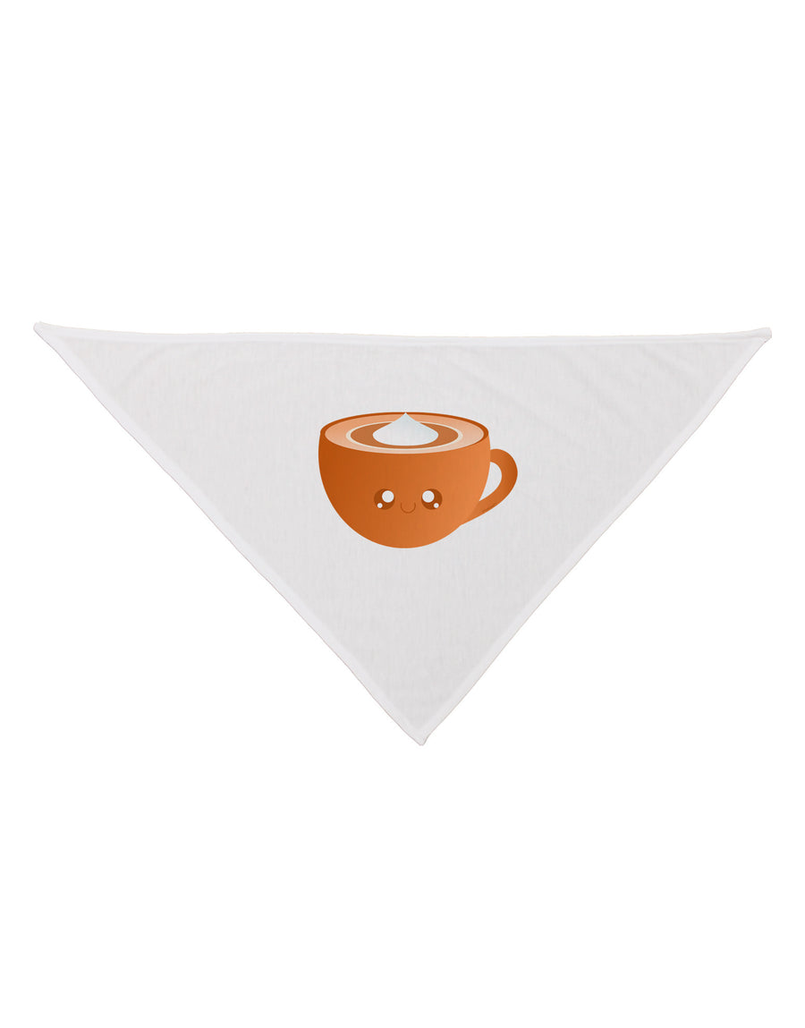 Cute Holiday Drink Pumpkin Spice Latte Dog Bandana 26-Dog Bandana-TooLoud-White-One-Size-Fits-Most-Davson Sales