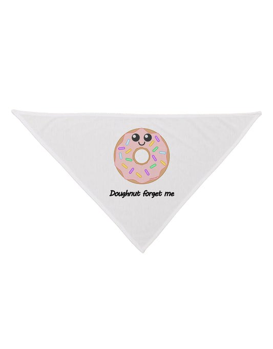 Doughnut - Doughnut Forget Me Dog Bandana 26-Dog Bandana-TooLoud-White-One-Size-Fits-Most-Davson Sales