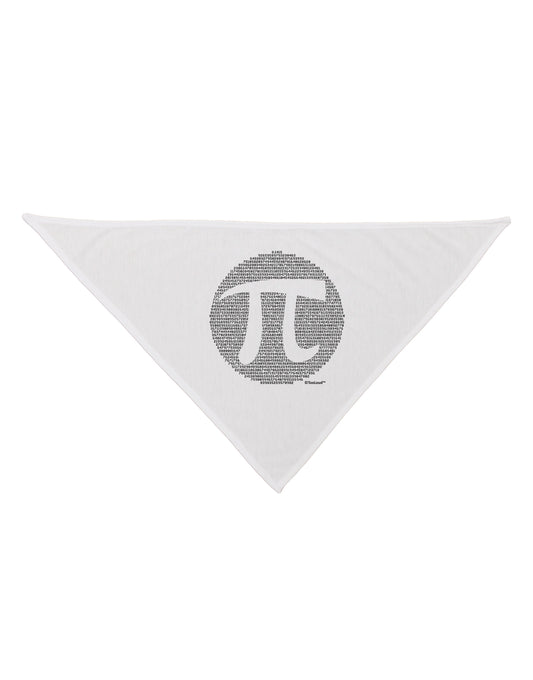 Pi Day Design - Pi Circle Cutout Dog Bandana 26 by TooLoud-Dog Bandana-TooLoud-White-One-Size-Fits-Most-Davson Sales