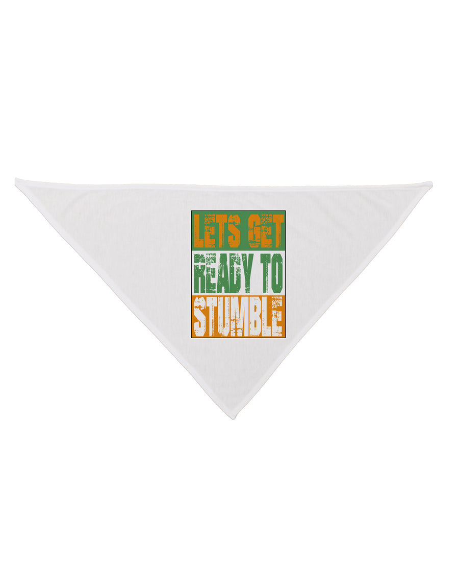 Lets Get Ready To Stumble Dog Bandana 26 by TooLoud-TooLoud-White-One-Size-Fits-Most-Davson Sales