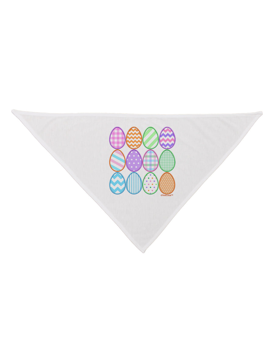 Cute Faux Applique Easter Eggs Dog Bandana 26-Dog Bandana-TooLoud-White-One-Size-Fits-Most-Davson Sales