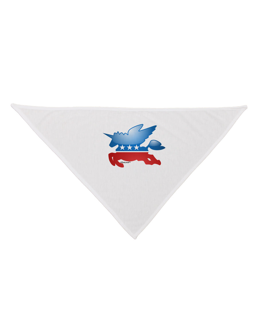 Unicorn Political Symbol Dog Bandana 26"-Dog Bandana-TooLoud-White-One-Size-Fits-Most-Davson Sales