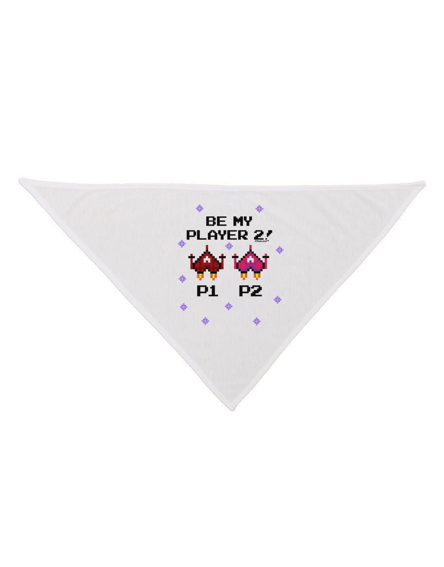 Be My Player 2 Dog Bandana 26"-Dog Bandana-TooLoud-White-One-Size-Fits-Most-Davson Sales