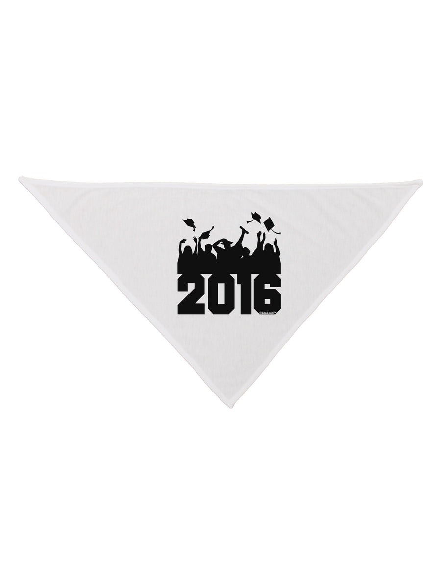 Current Year Graduation BnW Dog Bandana 26-Dog Bandana-TooLoud-White-One-Size-Fits-Most-Davson Sales