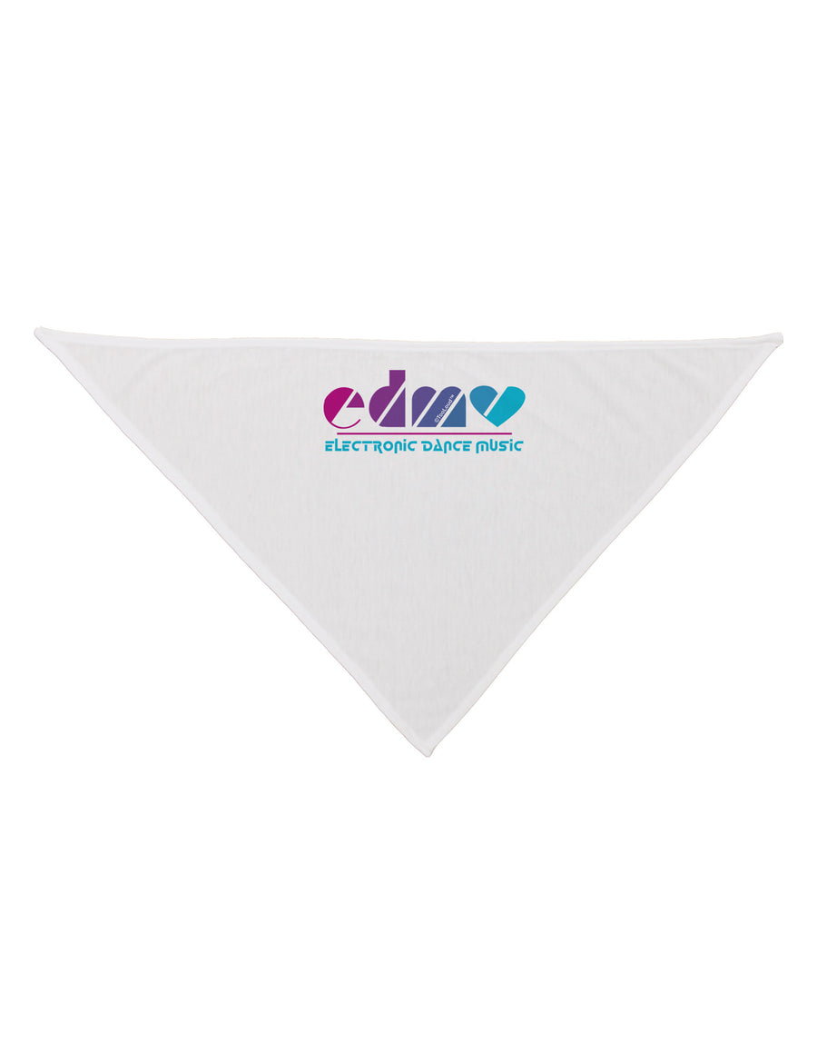 EDM Heart Dog Bandana 26-Dog Bandana-TooLoud-White-One-Size-Fits-Most-Davson Sales