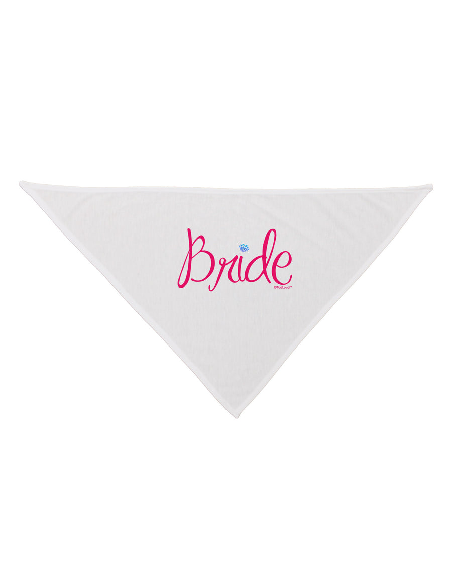 Bride Design - Diamond - Color Dog Bandana 26-Dog Bandana-TooLoud-White-One-Size-Fits-Most-Davson Sales