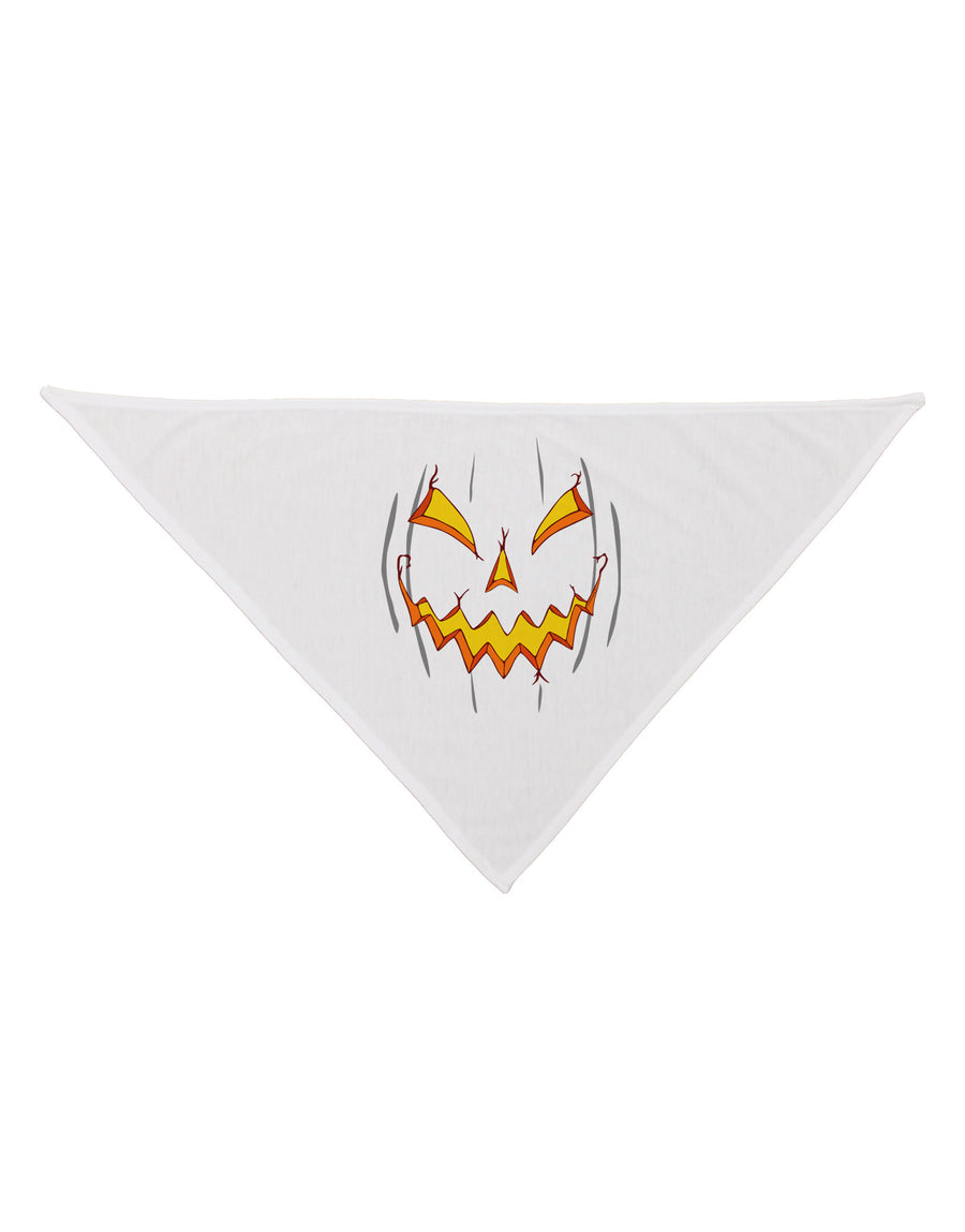 Scary Glow Evil Jack O Lantern Pumpkin Dog Bandana 26-Dog Bandana-TooLoud-White-One-Size-Fits-Most-Davson Sales