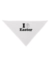 I Egg Cross Easter Design Dog Bandana 26 by TooLoud-Dog Bandana-TooLoud-White-One-Size-Fits-Most-Davson Sales