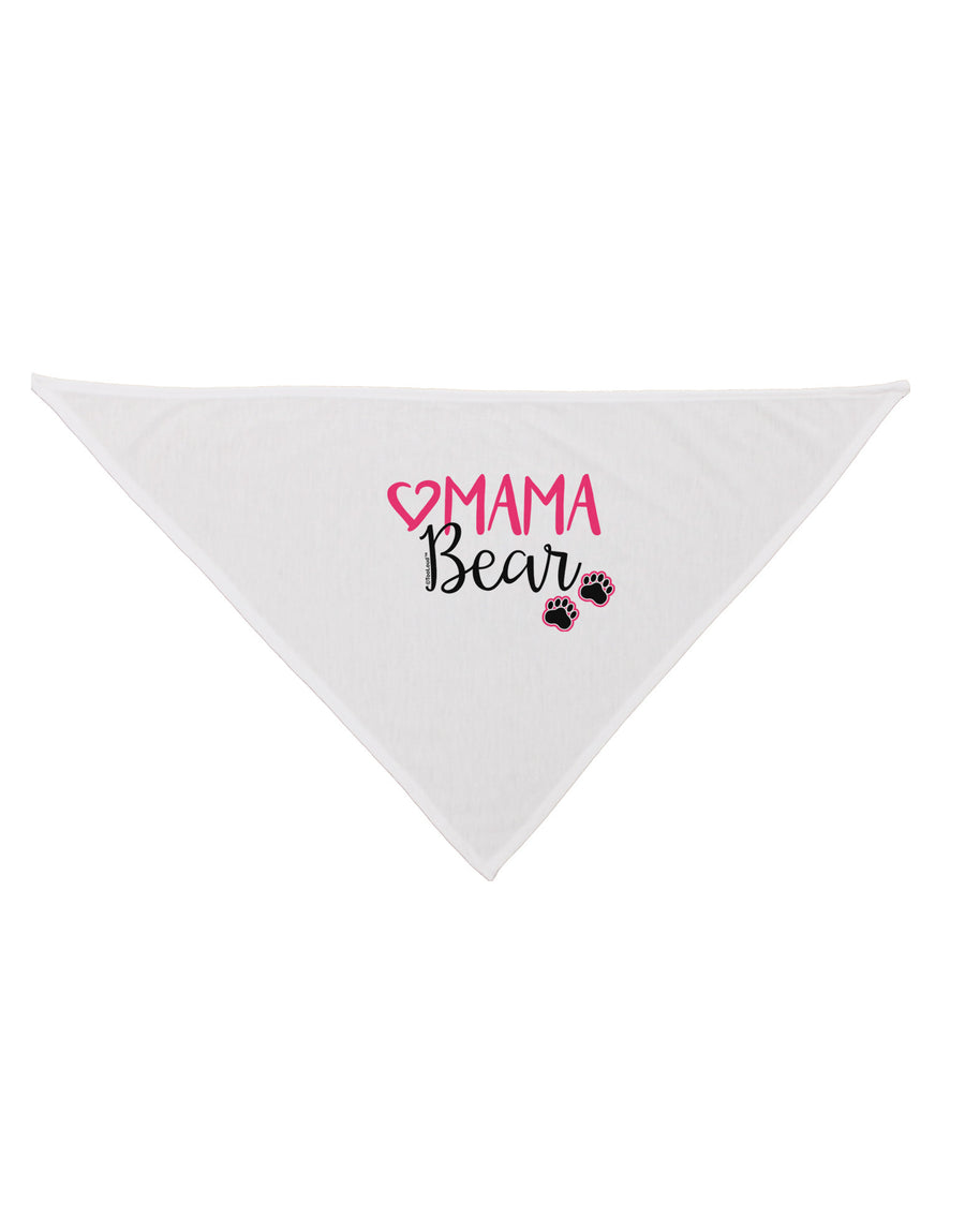 Mama Bear Paws Dog Bandana 26-Dog Bandana-TooLoud-White-One-Size-Fits-Most-Davson Sales