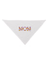 Mom Flowers Design Dog Bandana 26 by TooLoud-Dog Bandana-TooLoud-White-One-Size-Fits-Most-Davson Sales