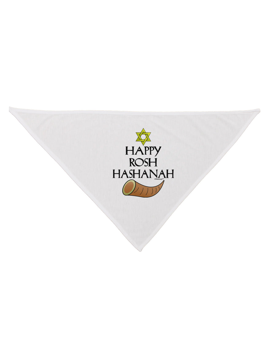 Happy Rosh Hashanah Dog Bandana 26-Dog Bandana-TooLoud-White-One-Size-Fits-Most-Davson Sales