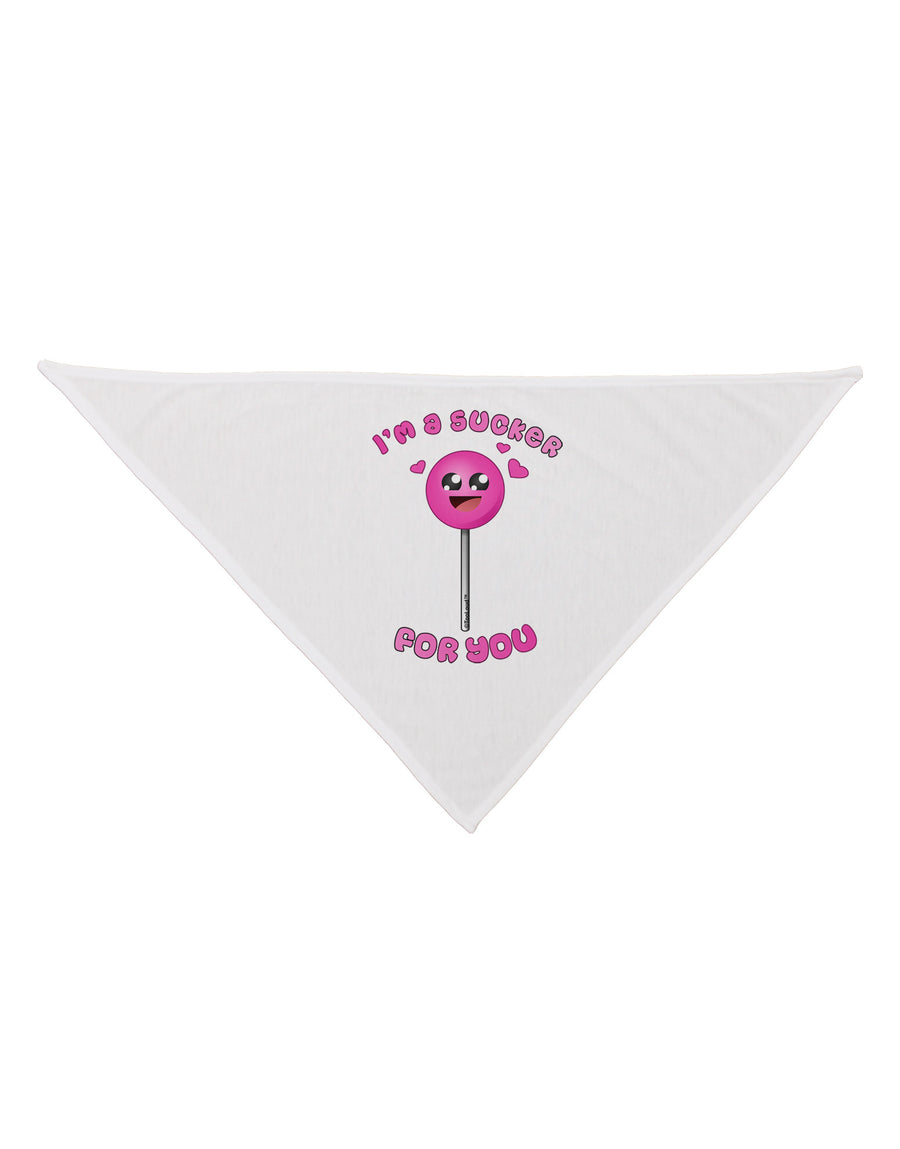 Sucker For You Dog Bandana 26-Dog Bandana-TooLoud-White-One-Size-Fits-Most-Davson Sales