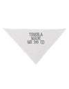 Tequila Made Me Do It - Bone Text Dog Bandana 26 by TooLoud-Dog Bandana-TooLoud-White-One-Size-Fits-Most-Davson Sales