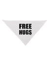 Free Hugs Dog Bandana 26-Dog Bandana-TooLoud-White-One-Size-Fits-Most-Davson Sales