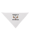 Mommy's Lil Reindeer Boy Dog Bandana 26-Dog Bandana-TooLoud-White-One-Size-Fits-Most-Davson Sales