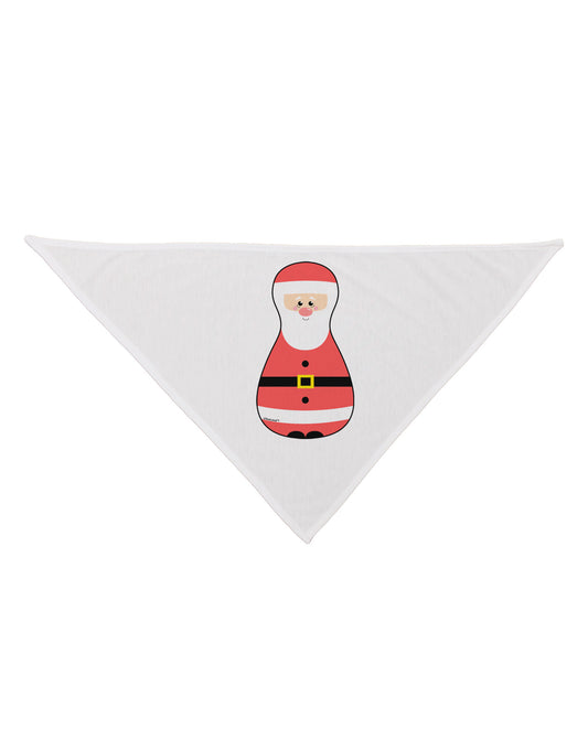 Cute Santa Matryoshka Nesting Doll - Christmas Dog Bandana 26-Dog Bandana-TooLoud-White-One-Size-Fits-Most-Davson Sales