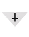 Inverted Cross Dog Bandana 26-Dog Bandana-TooLoud-White-One-Size-Fits-Most-Davson Sales