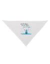 Let It Snow Happy Snowman Dog Bandana 26-Dog Bandana-TooLoud-White-One-Size-Fits-Most-Davson Sales