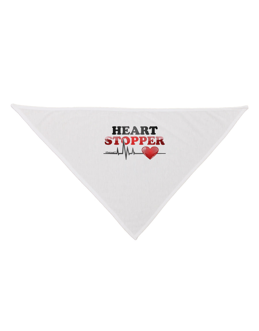 Heart Stopper Dog Bandana 26-Dog Bandana-TooLoud-White-One-Size-Fits-Most-Davson Sales