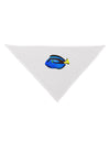 Blue Tang Fish Dog Bandana 26-Dog Bandana-TooLoud-White-One-Size-Fits-Most-Davson Sales