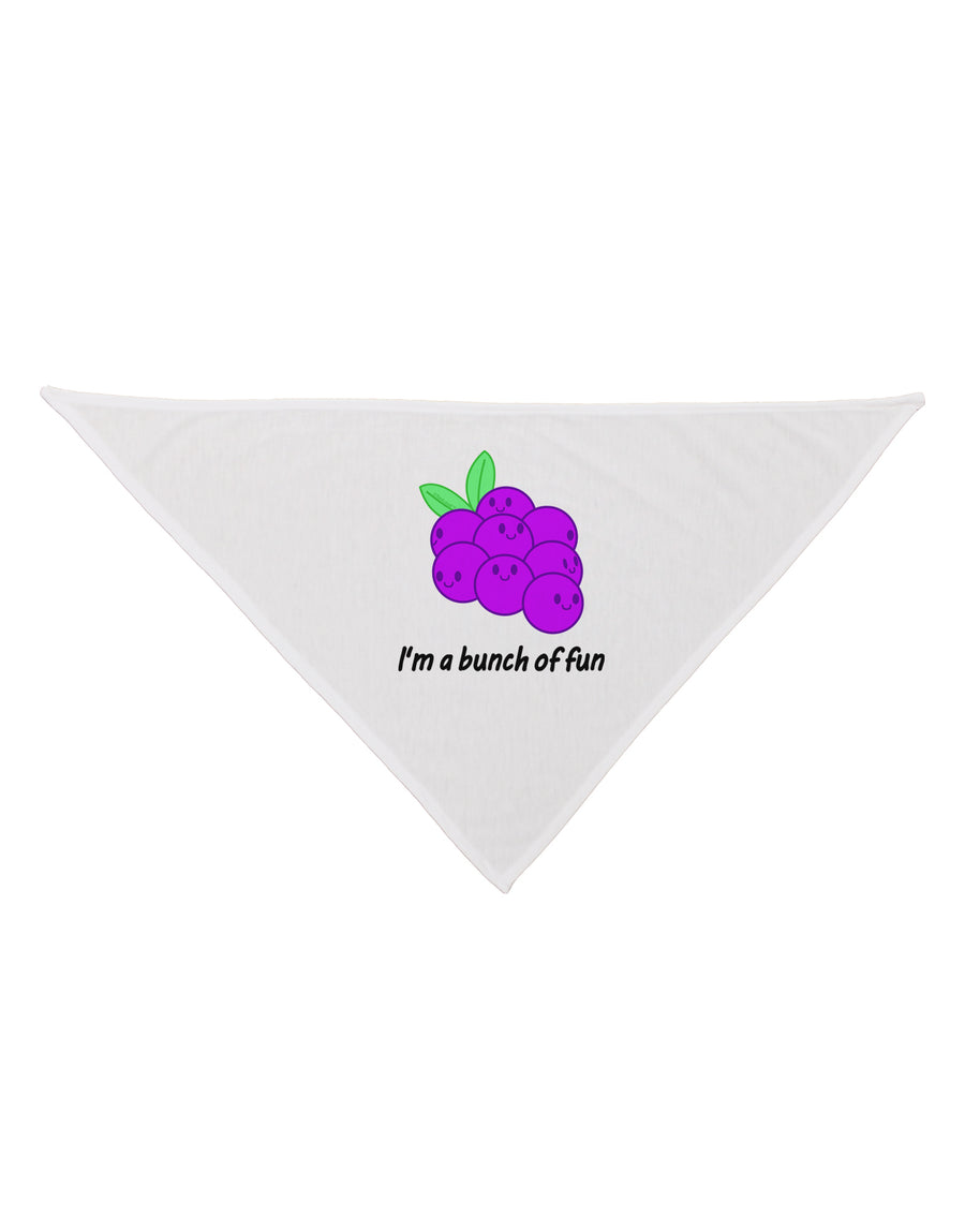 Grapes - I'm a Bunch of Fun Dog Bandana 26-Dog Bandana-TooLoud-White-One-Size-Fits-Most-Davson Sales