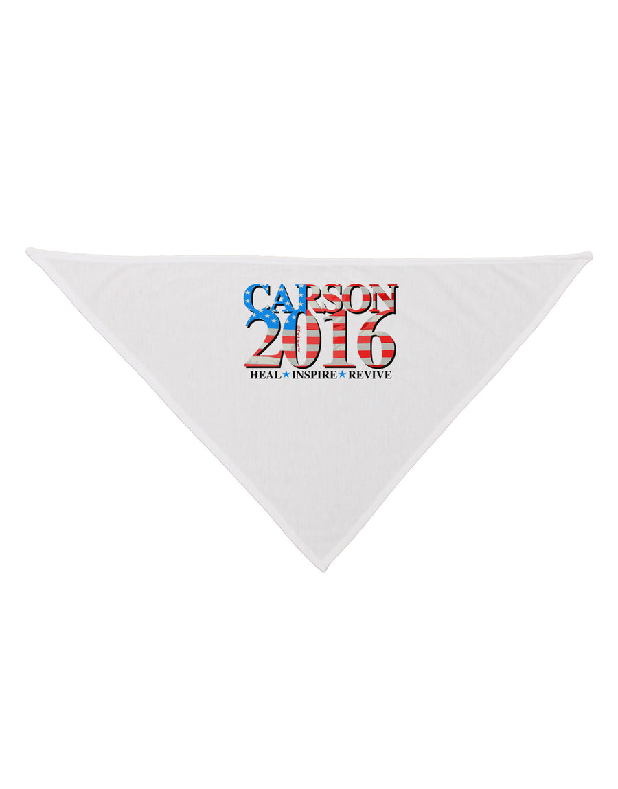 Carson Flag Slogan Dog Bandana 26-Dog Bandana-TooLoud-White-One-Size-Fits-Most-Davson Sales