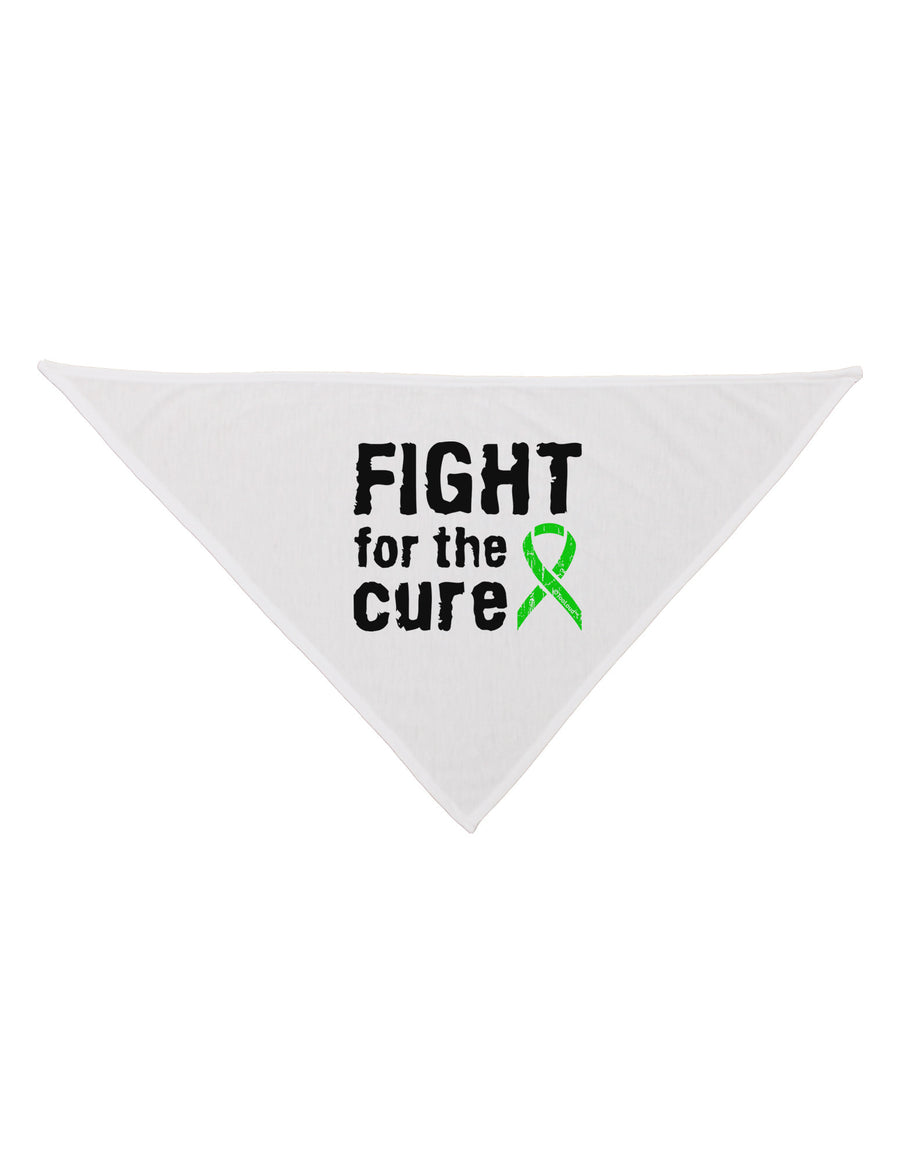 Fight for the Cure - Lime Green Ribbon Lyme Disease Dog Bandana 26-Dog Bandana-TooLoud-White-One-Size-Fits-Most-Davson Sales