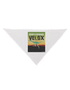 Ornithomimus Velox - With Name Dog Bandana 26 by TooLoud-Dog Bandana-TooLoud-White-One-Size-Fits-Most-Davson Sales