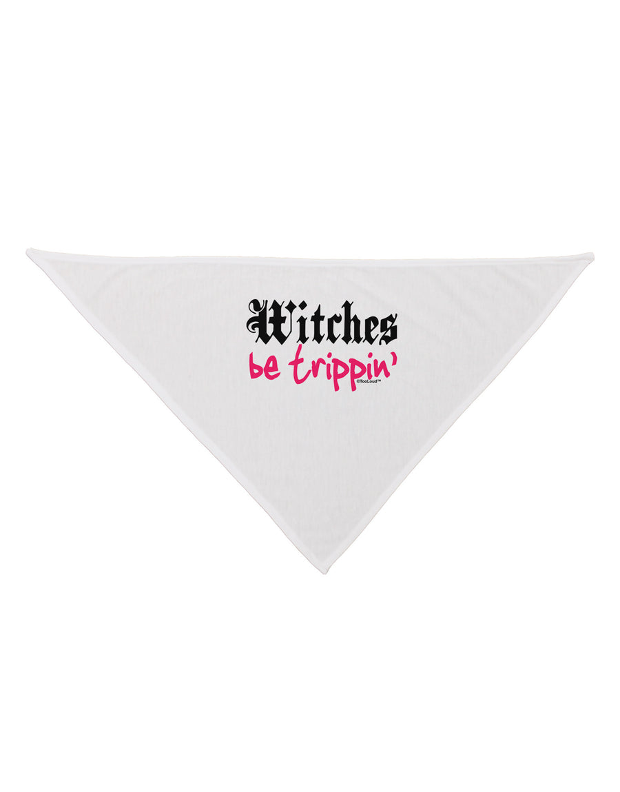 TooLoud Witches Be Trippin Dog Bandana 26-Dog Bandana-TooLoud-White-One-Size-Fits-Most-Davson Sales