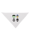 Cute Pixel Monsters Dog Bandana 26-Dog Bandana-TooLoud-White-One-Size-Fits-Most-Davson Sales