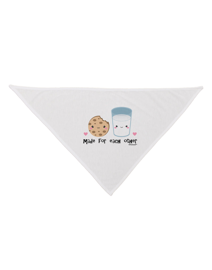 Cute Milk and Cookie - Made for Each Other Dog Bandana 26 by TooLoud-Dog Bandana-TooLoud-White-One-Size-Fits-Most-Davson Sales