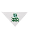 Respect Your Mom - Mother Earth Design - Color Dog Bandana 26-Dog Bandana-TooLoud-White-One-Size-Fits-Most-Davson Sales