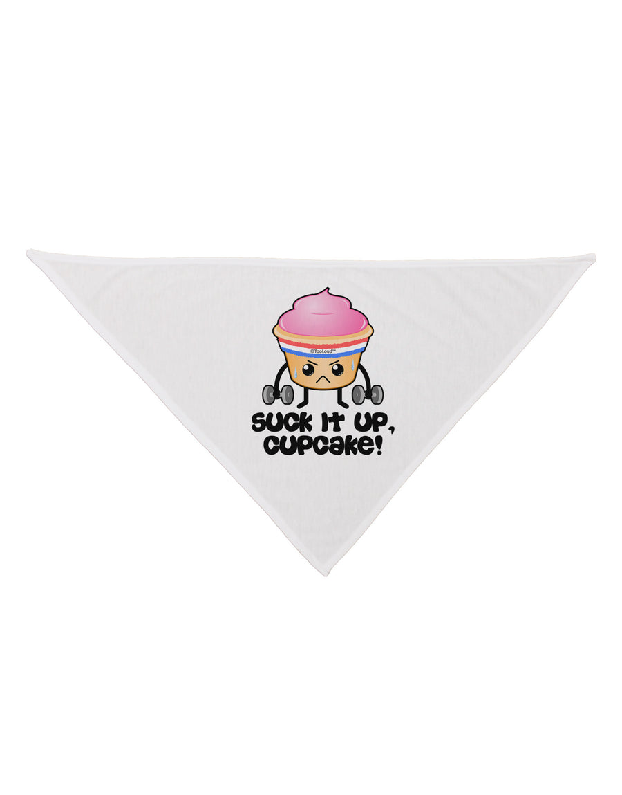 Suck It Up Cupcake Design Dog Bandana 26 by TooLoud-Dog Bandana-TooLoud-White-One-Size-Fits-Most-Davson Sales