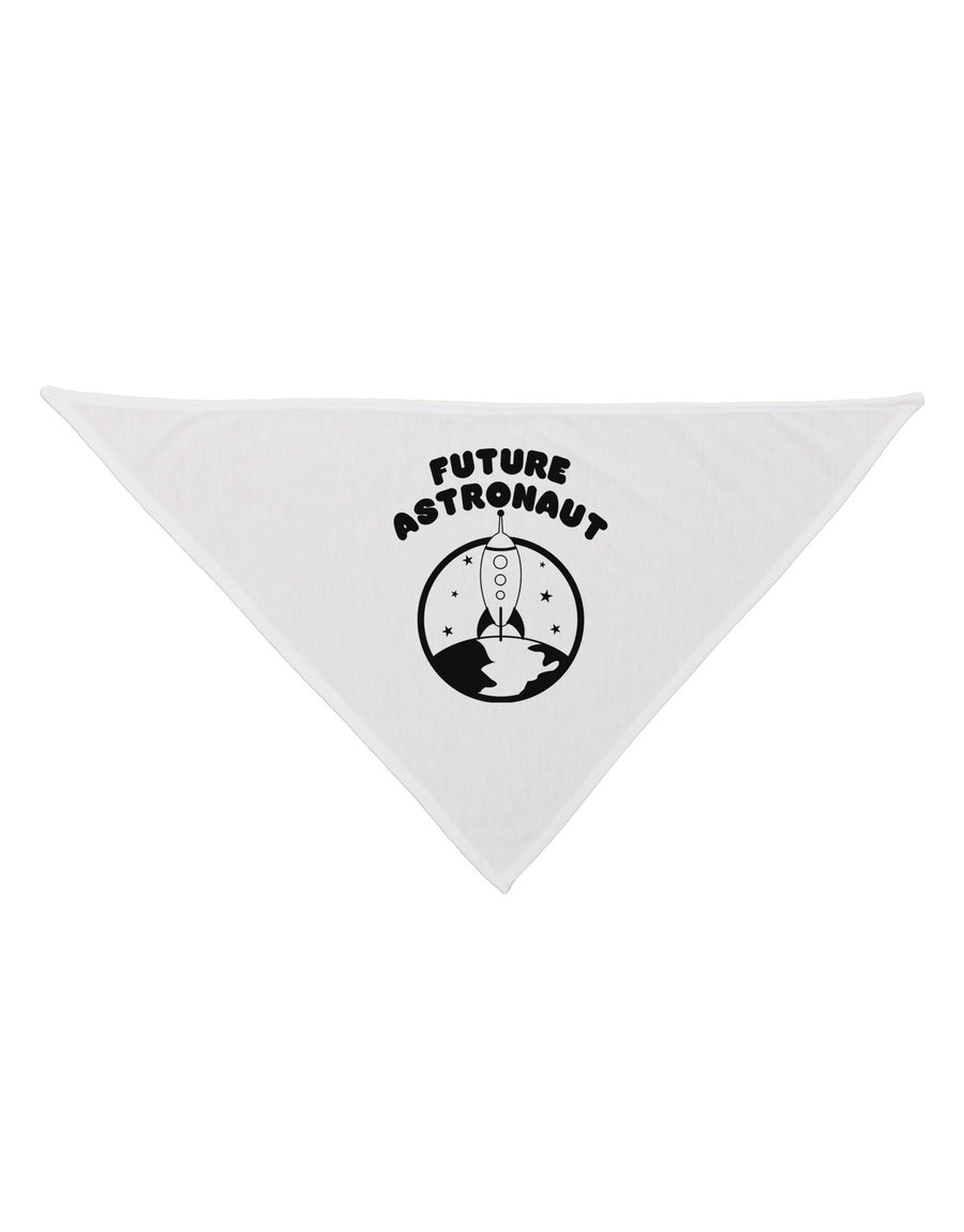 Future Astronaut Dog Bandana 26-Dog Bandana-TooLoud-White-One-Size-Fits-Most-Davson Sales