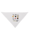 No Sushi No Life Dog Bandana 26-Dog Bandana-TooLoud-White-One-Size-Fits-Most-Davson Sales