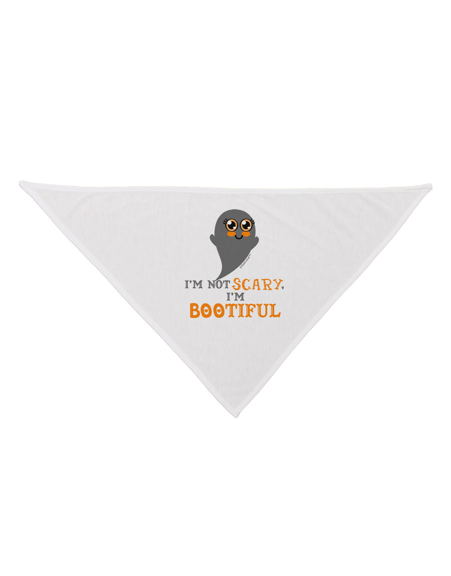 BOOtiful Ghost Orange Dog Bandana 26-Dog Bandana-TooLoud-White-One-Size-Fits-Most-Davson Sales