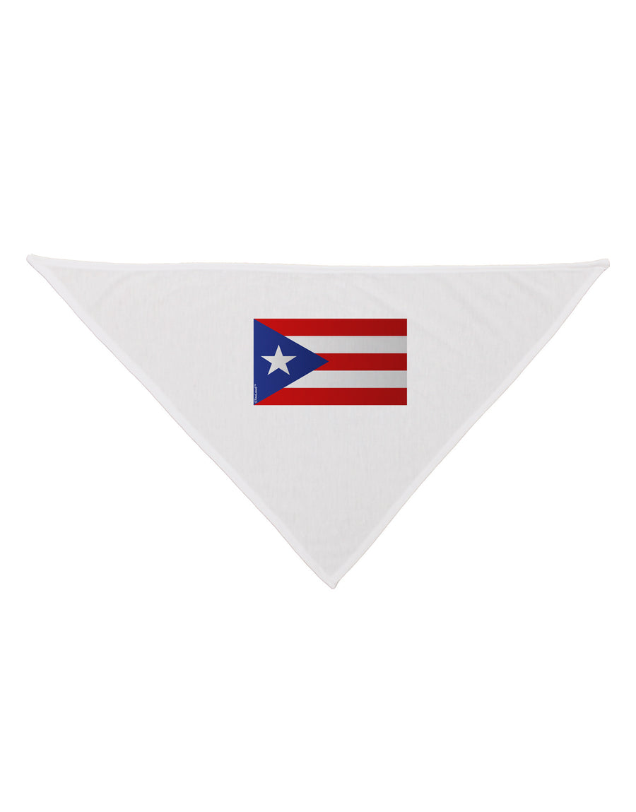 Puerto Rico Flag Dog Bandana 26-Dog Bandana-TooLoud-White-One-Size-Fits-Most-Davson Sales