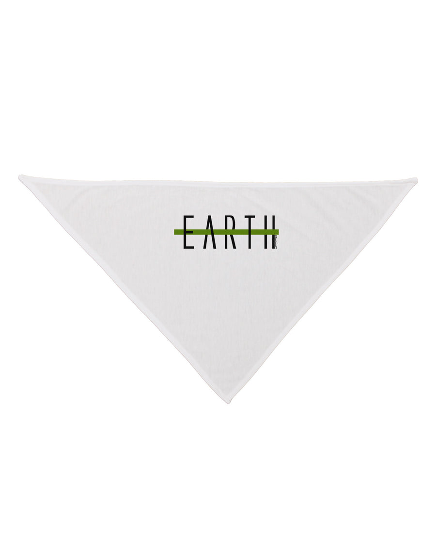 Planet Earth Text Only Dog Bandana 26-Dog Bandana-TooLoud-White-One-Size-Fits-Most-Davson Sales