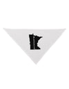 Minnesota - United States Shape Dog Bandana 26-Dog Bandana-TooLoud-White-One-Size-Fits-Most-Davson Sales