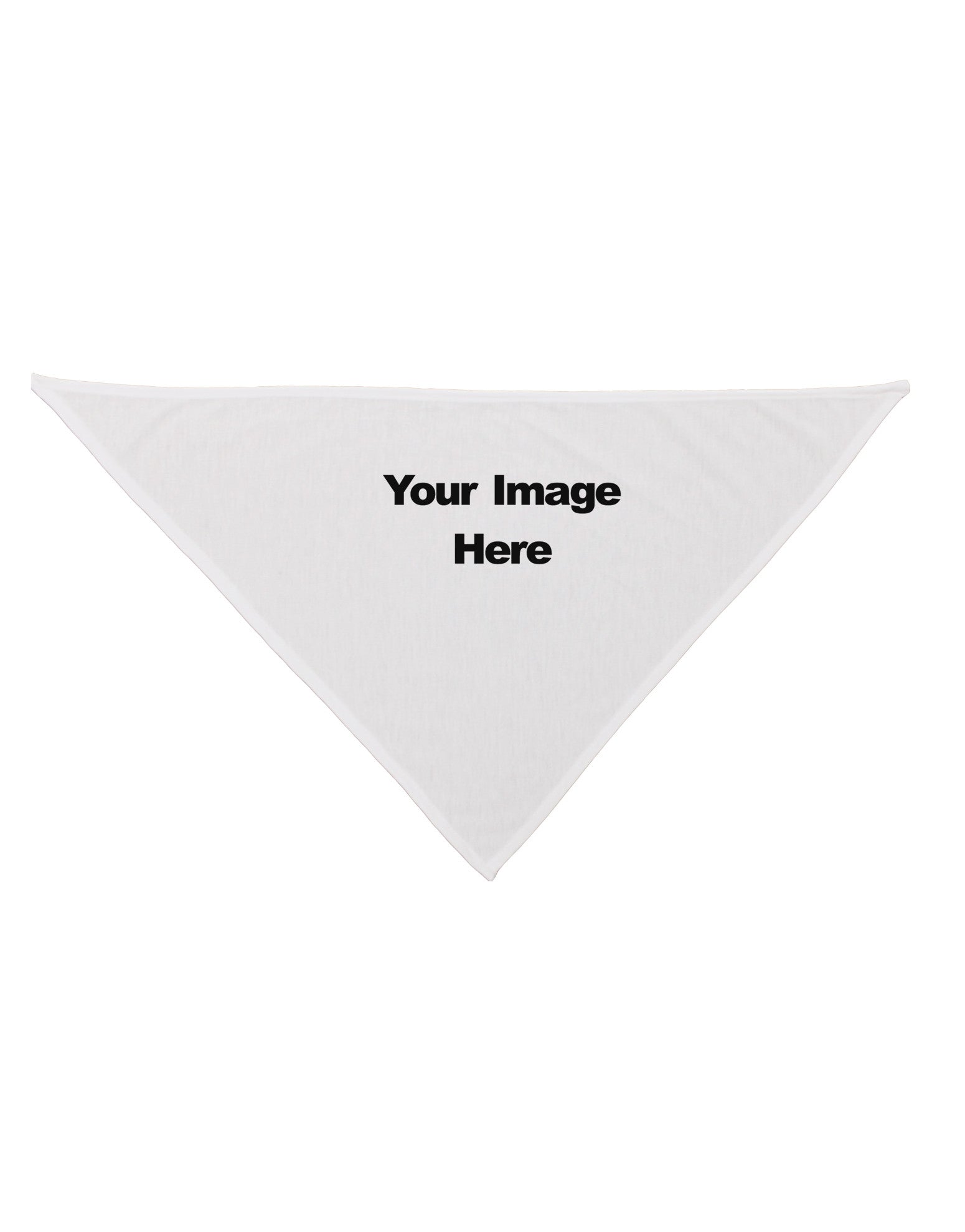 Custom Personalized Image and Text 26 in. Dog Bandana-Dog Bandana-TooLoud-White-One-Size-Fits-Most-Davson Sales