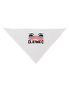 Blushing Anime Eyes Lewd Dog Bandana 26-Dog Bandana-TooLoud-White-One-Size-Fits-Most-Davson Sales