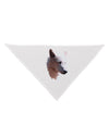 Magnificent White Wolf Head Dog Bandana 26-Dog Bandana-TooLoud-White-One-Size-Fits-Most-Davson Sales