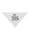 PC Gamer BnW Dog Bandana 26-Dog Bandana-TooLoud-White-One-Size-Fits-Most-Davson Sales