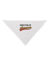 Director Of Awesome Dog Bandana 26-Dog Bandana-TooLoud-White-One-Size-Fits-Most-Davson Sales