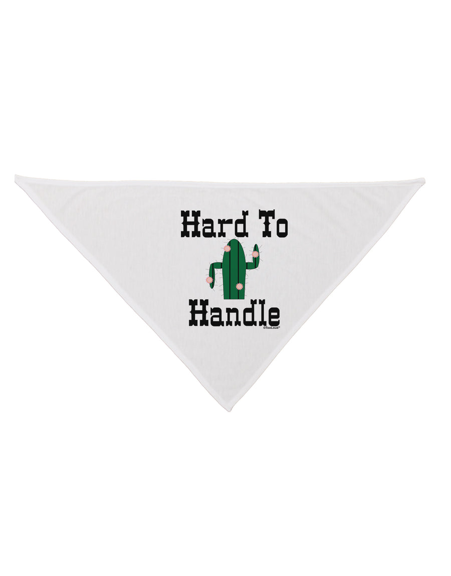 Hard To Handle Cactus Dog Bandana 26 by TooLoud-TooLoud-White-One-Size-Fits-Most-Davson Sales