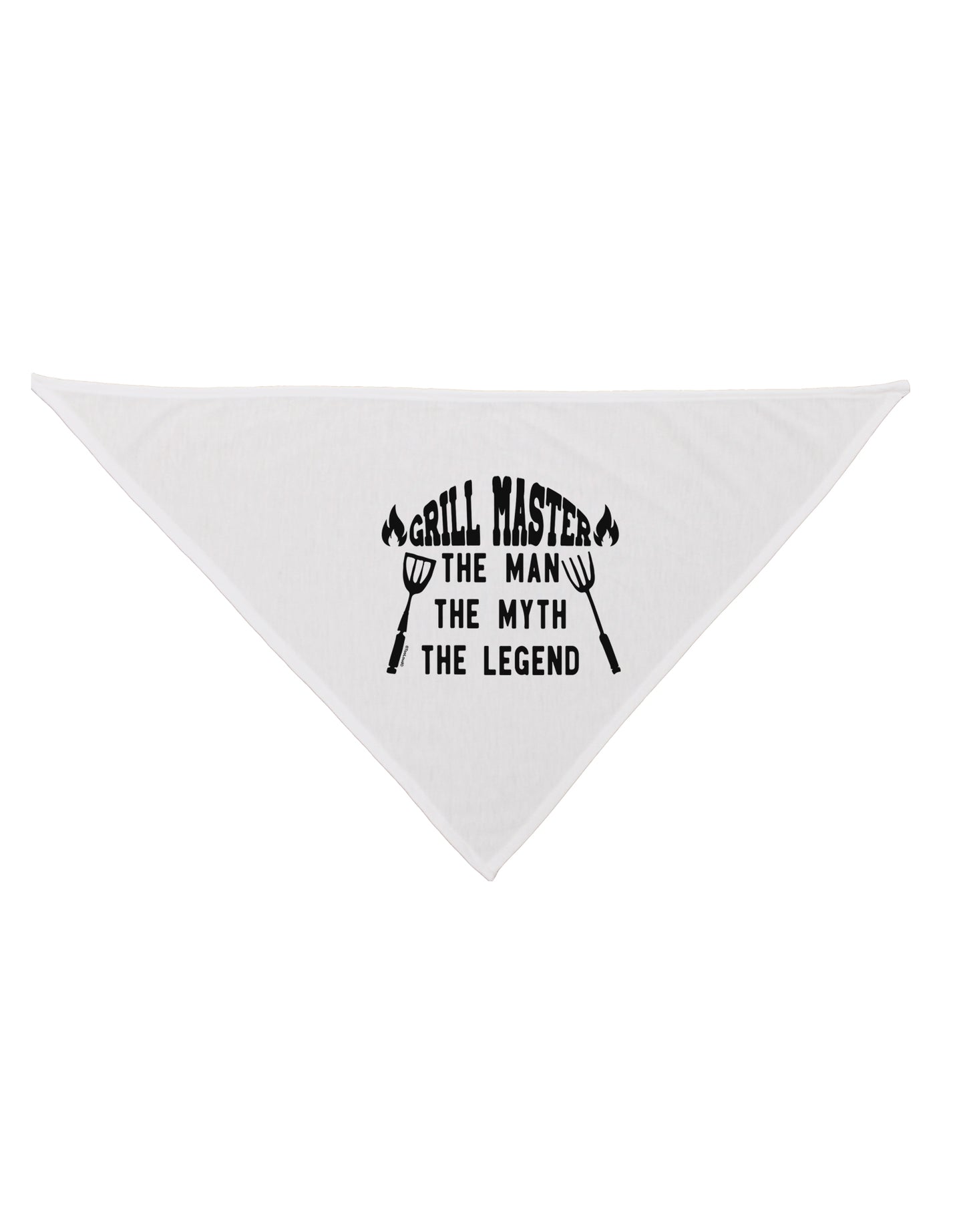 Grill Master The Man The Myth The Legend Dog Bandana 26 Inch-Dog Bandana-TooLoud-White-One-Size-Fits-Most-Davson Sales