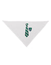 TooLoud Wizard Tie Green and Silver Dog Bandana 26-Dog Bandana-TooLoud-White-One-Size-Fits-Most-Davson Sales