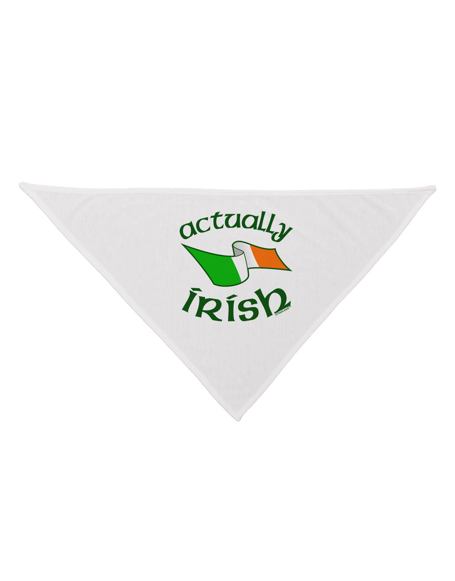 Actually Irish Dog Bandana 26-Dog Bandana-TooLoud-White-One-Size-Fits-Most-Davson Sales