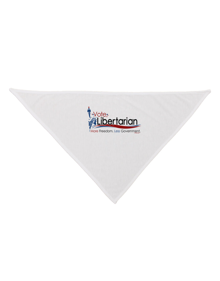 Libertarian Slogan Dog Bandana 26-Dog Bandana-TooLoud-White-One-Size-Fits-Most-Davson Sales